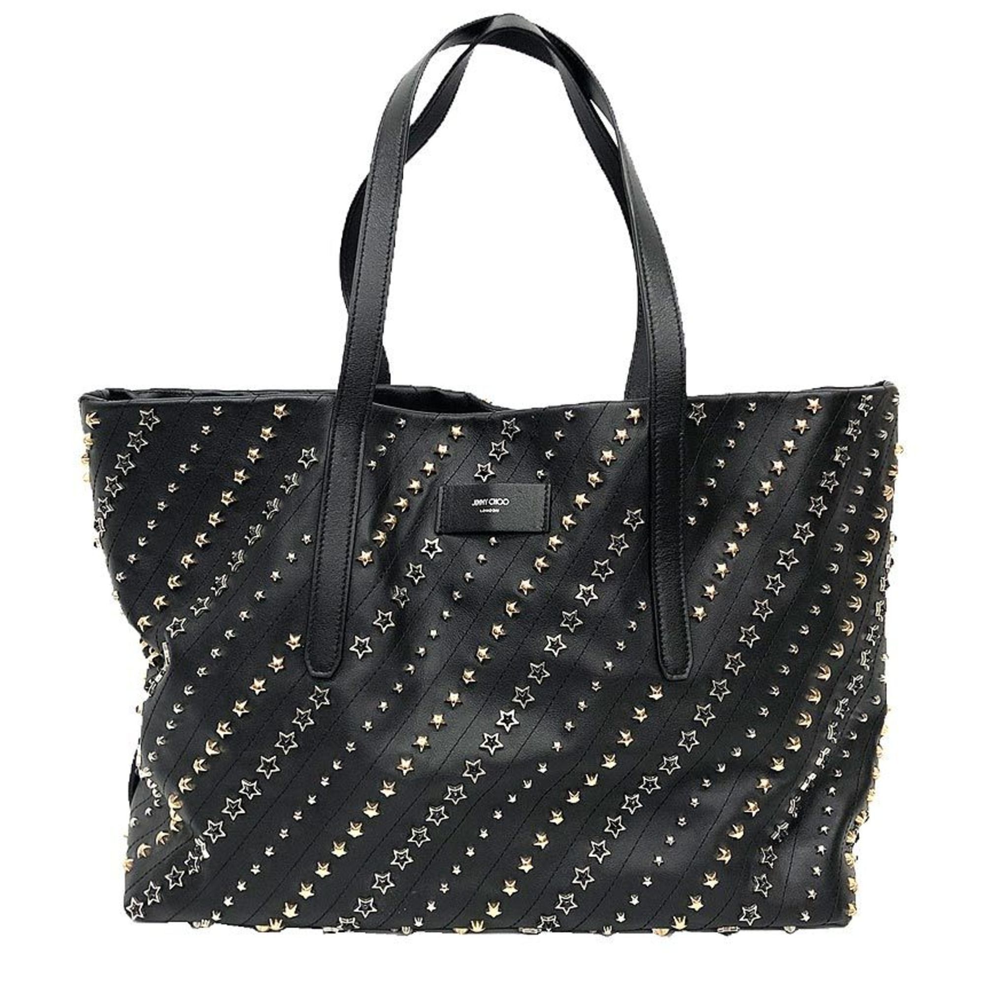 Jimmy Choo JIMMY CHOO PIMLICO tote bag with star studs in black. This Jimmy Choo is perfect for women. Size ONE SIZE - 1 Thumbnail