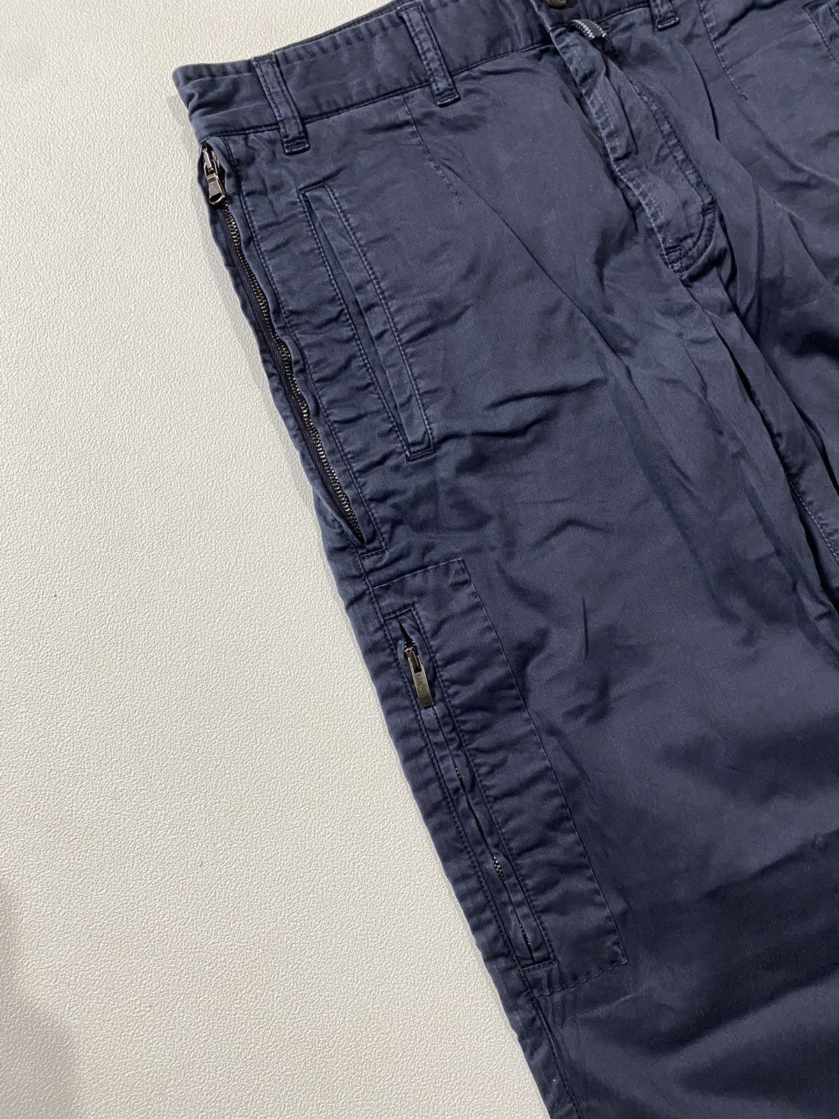 Cortigiani Cortigiani Mens Blue Navy Made In Italy Multi Pocket Size US 31 - 7 Thumbnail