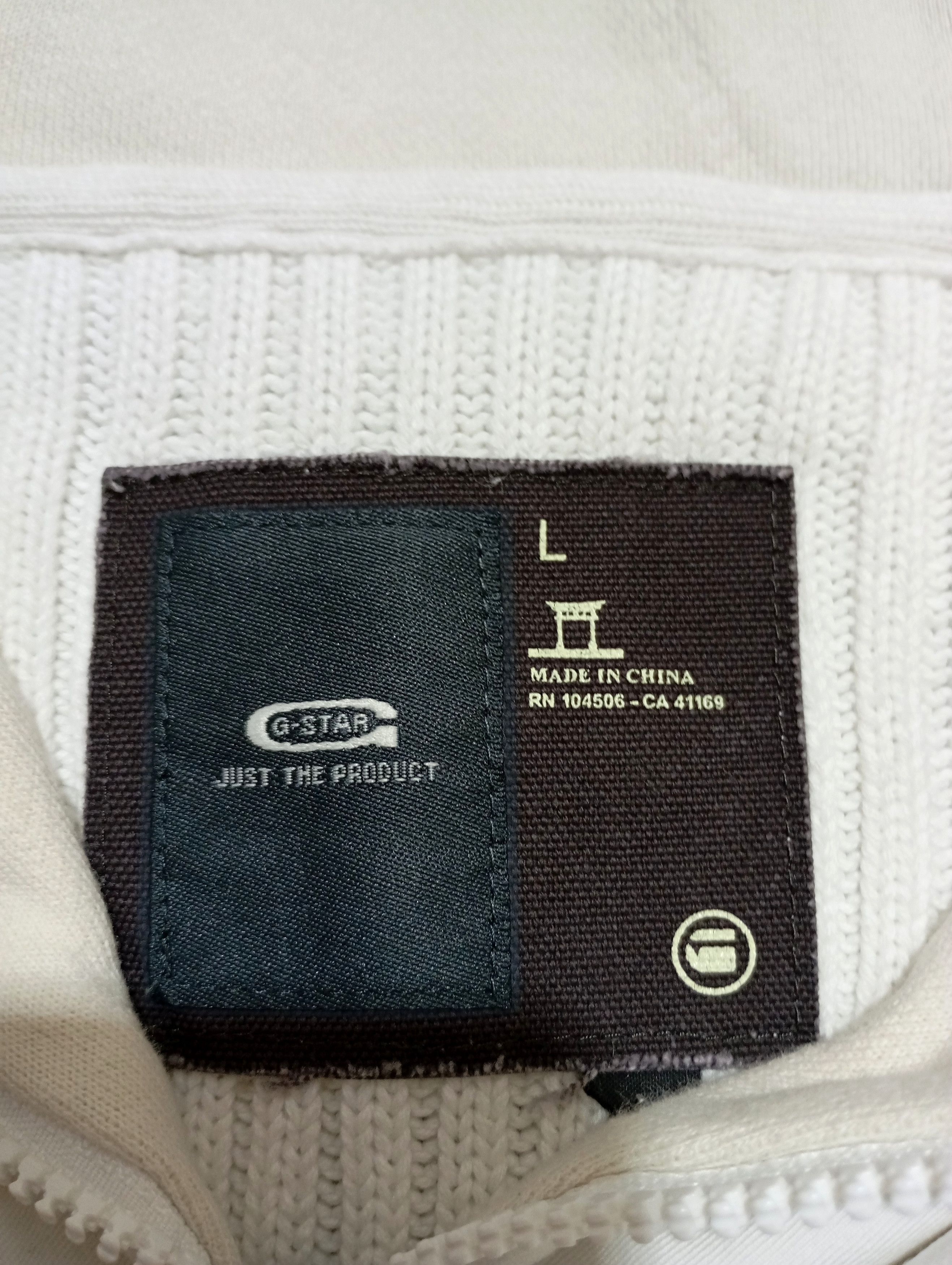 G-Star Vintage Gstar Raw Luca Hooded Knit Sweater Size US M / EU 48-50 / 2 - 8 Thumbnail