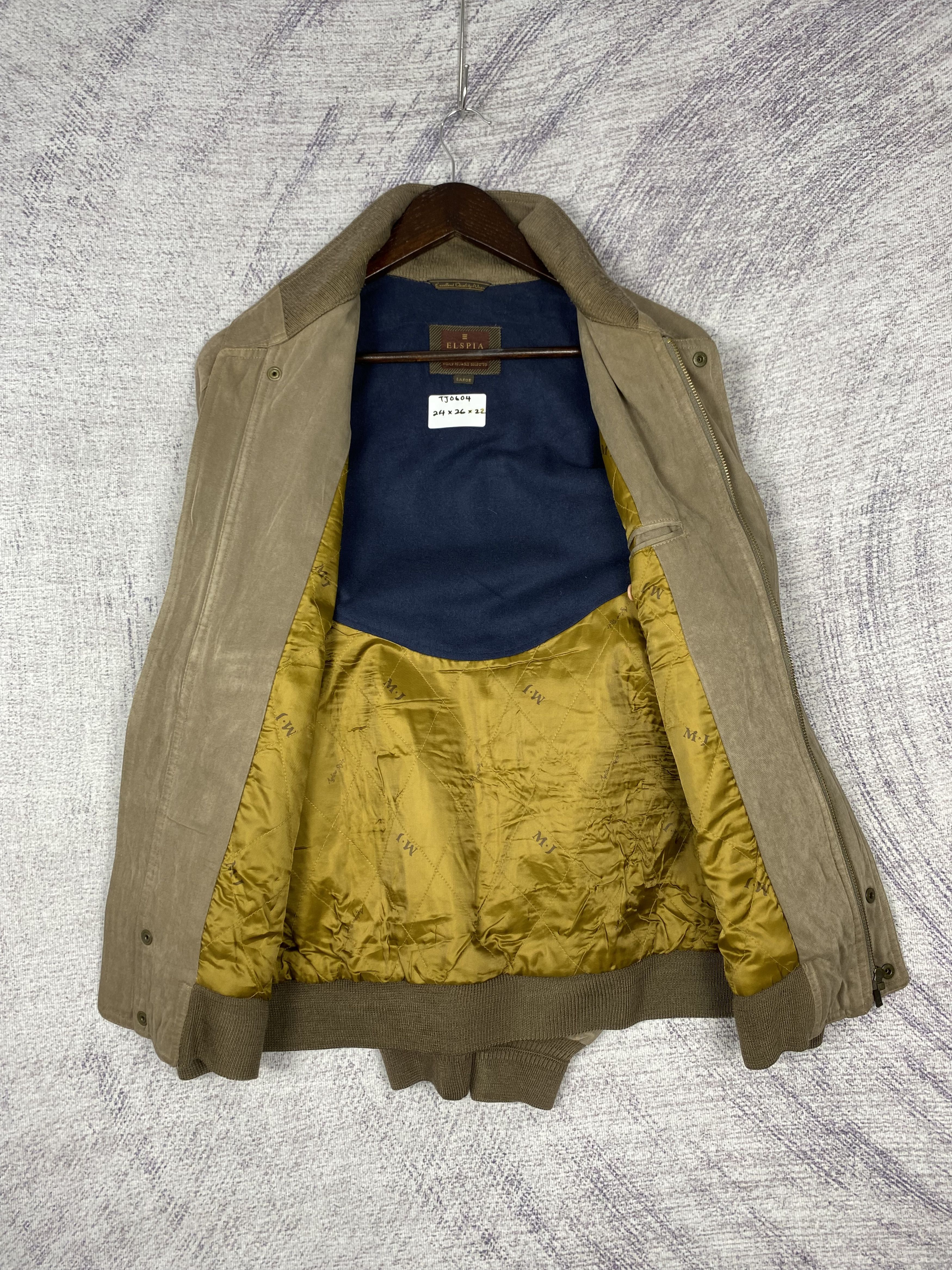 Japanese Brand Vintage Elspia Tasty Bomber Jacket Size US L / EU 52-54 / 3 - 8 Thumbnail
