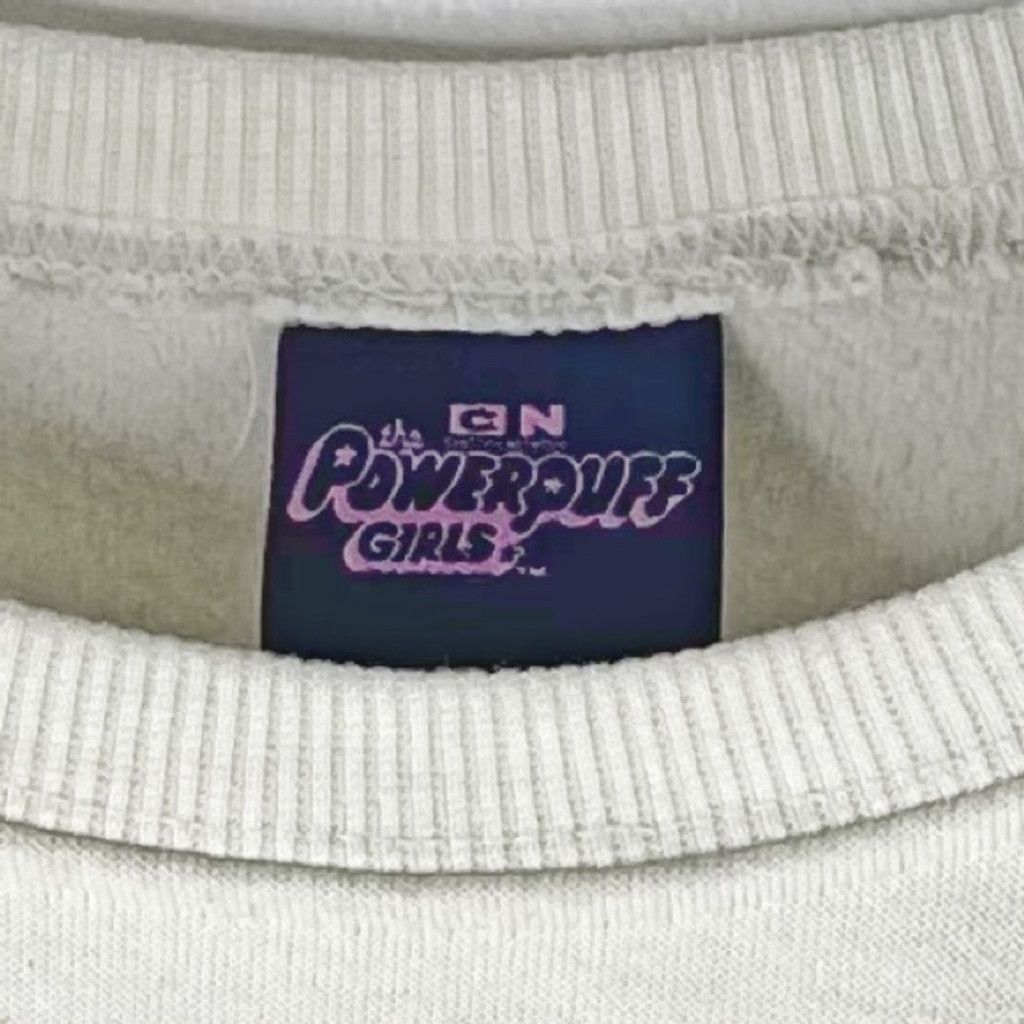 Other POWERPUFF GIRLS Women White Crew Neck Sweatshirt Graphics L Size L / US 10 / IT 46 - 3 Thumbnail
