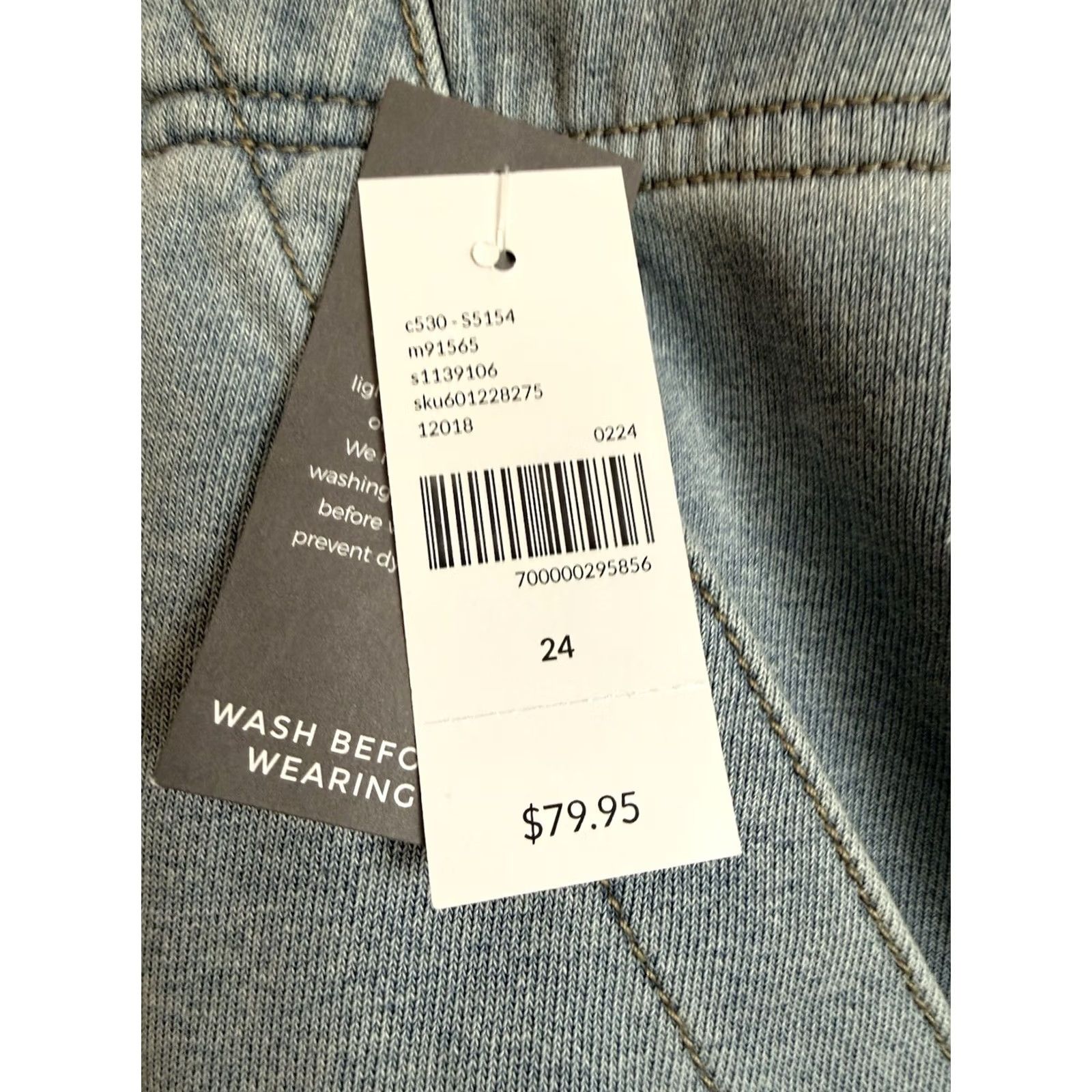 Vintage VINTAGE Lane Bryant Boyfriend Jeans, 24, Light Blue Denim, NWT, Plus, Mid Rise, Relaxed, Cotton/Polyester, Denim, Beachy, Women, Jeans Size 42" / US 20 - 2 Thumbnail