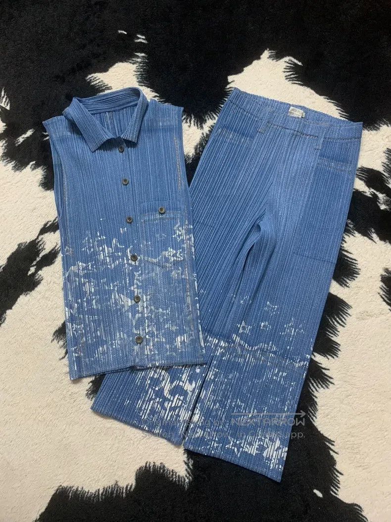 Issey Miyake Issey Miyake Blue Vest Size XL / US 12-14 / IT 48-50 - 2 Thumbnail