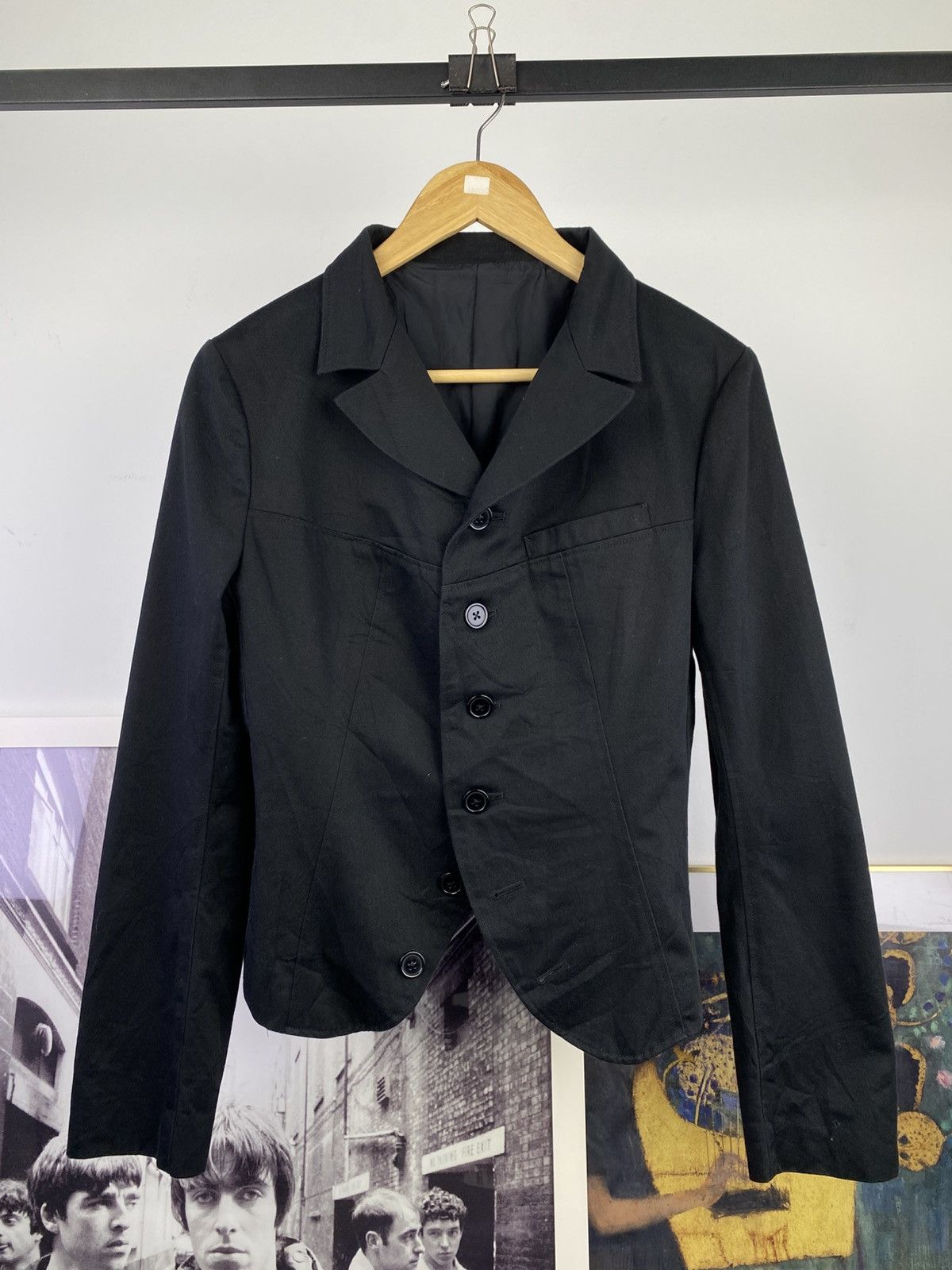 Yohji Yamamoto 2000’s Y's Yohji Yamamoto Asymmetric Blazer Coat Size L / US 10 / IT 46 - 1 Thumbnail