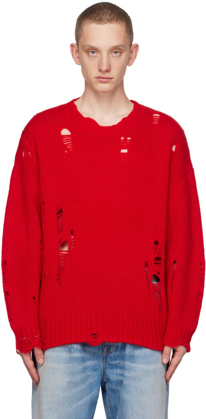 Vetements NEW Vetements Wool+ alpacaDistressed Kurt Cobain Moth eaten Size US M / EU 48-50 / 2 - 2 Thumbnail
