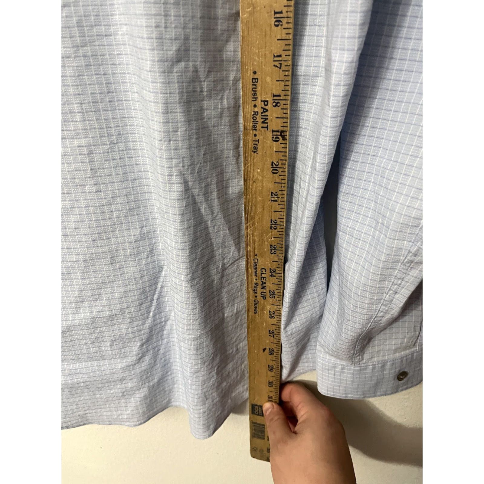 Kenneth Cole Kenneth Cole Shirt Mens L Blue Plaid Non Iron Slim Fit Button-Up Casual Shirt Size US L / EU 52-54 / 3 - 4 Thumbnail