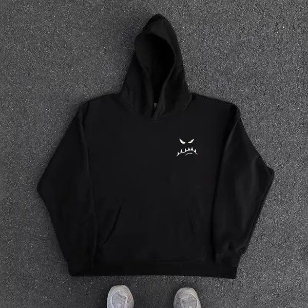 Japanese Brand Vintage Street Hip Hop Fun Design Hooded Sweatshirt Size US XXL / EU 58 / 5 - 2 Thumbnail