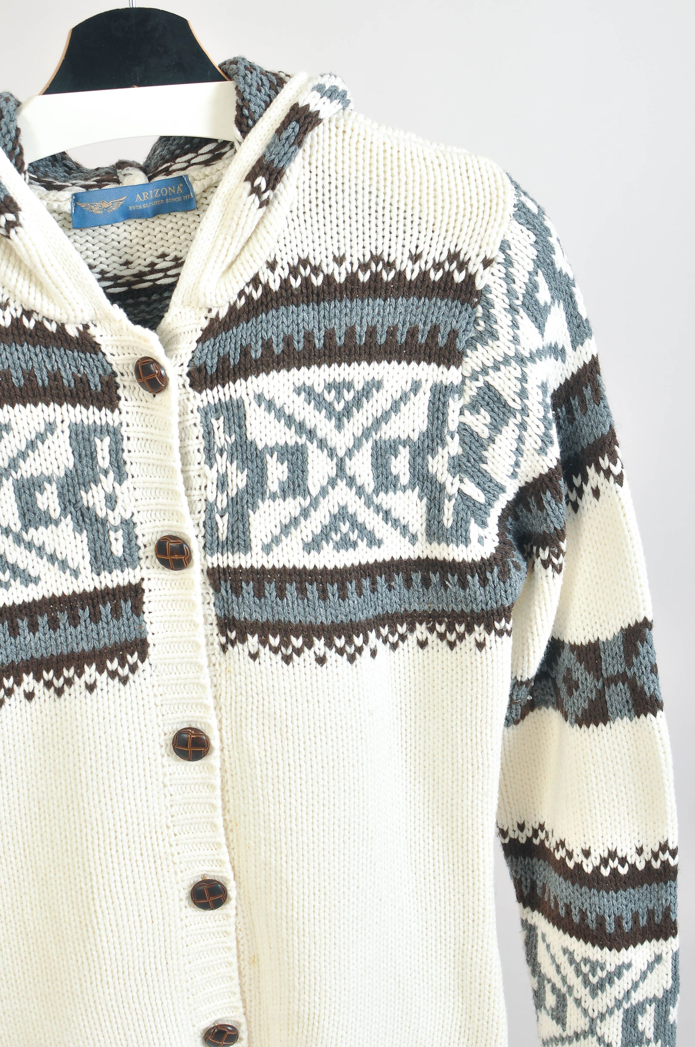 Arizona Jean Co. Aztec Print Cardigan – Arizona Knit Size S / US 4 / IT 40 - 2 Thumbnail