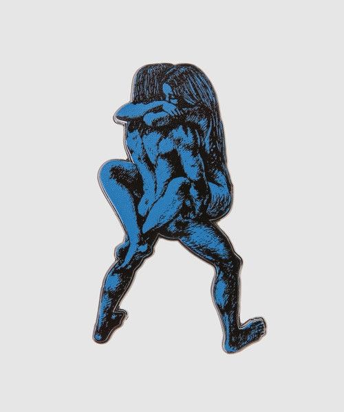 ERL ERL Enamel Couple Pin Blue Size ONE SIZE - 1 Thumbnail