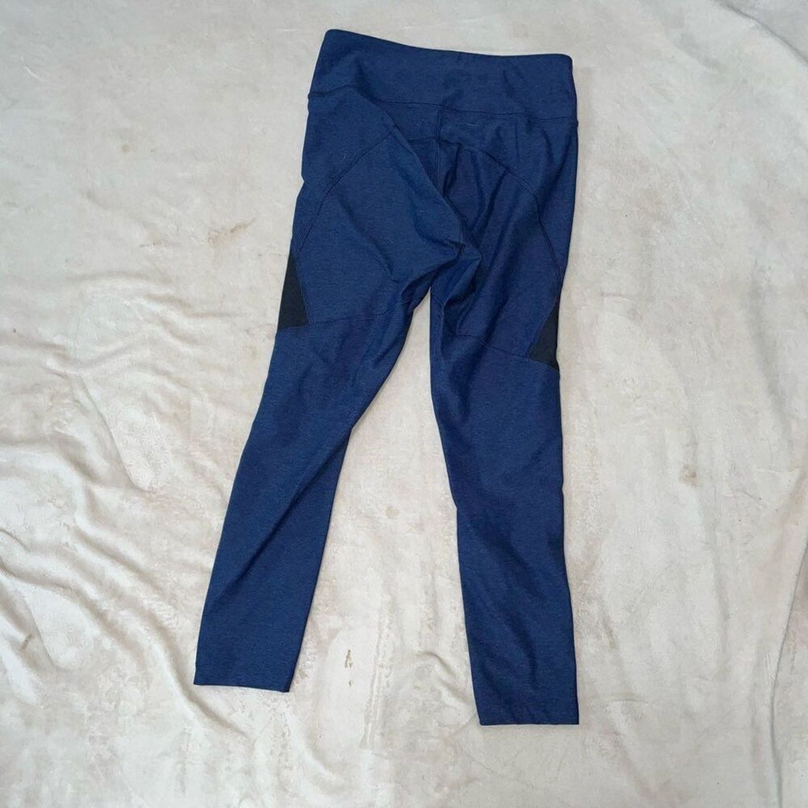 Outdoor Voices Outdoor Voices Navy Blue and Black Cropped Leggings | Sz S Size 27" / US 4 / IT 40 - 4 Thumbnail