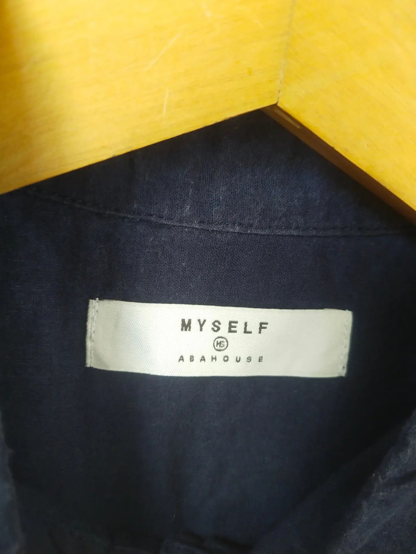 ABAHOUSE Abahouse Myself Navy Pocket Shirt Size M / US 6-8 / IT 42-44 - 3 Thumbnail
