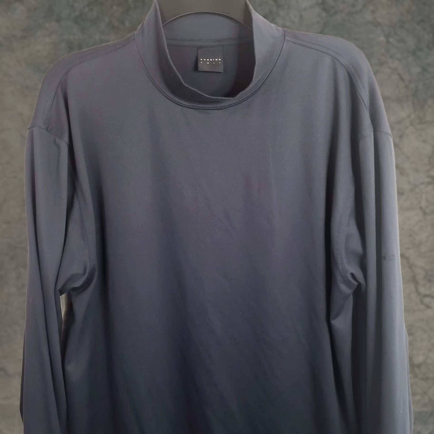 Vintage Dunning Golf Pullover Shirt Mens Size L Black Long Sleeve Mock Neck Zip Activewear Casual Regular Fit Size US L / EU 52-54 / 3 - 1 Thumbnail