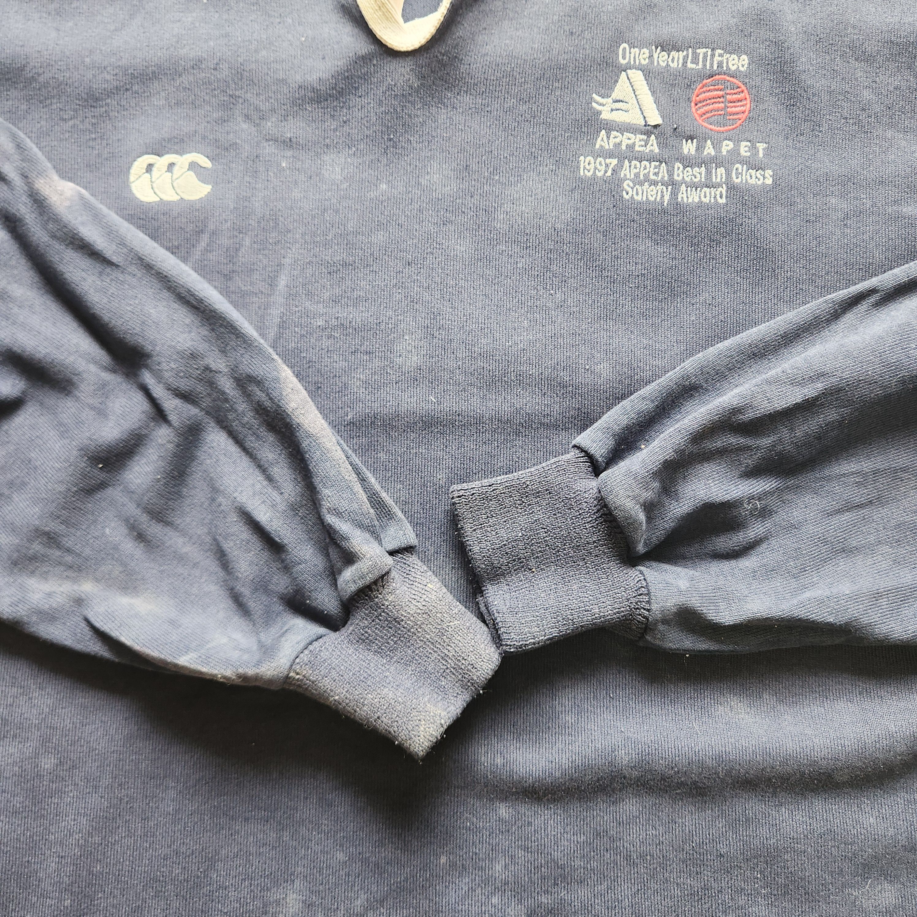 Canterbury of New Zealand Vintage 1997 Canterbury Rugby Polo Long Sleeves Size US XL / EU 56 / 4 - 13 Thumbnail