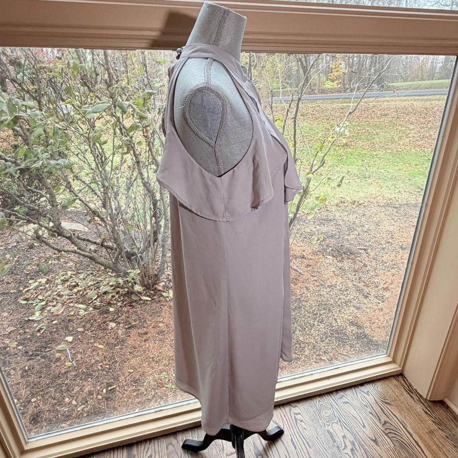 Other medium halter high neck cocktail dress ruffle romantic Size M / US 6-8 / IT 42-44 - 6 Thumbnail