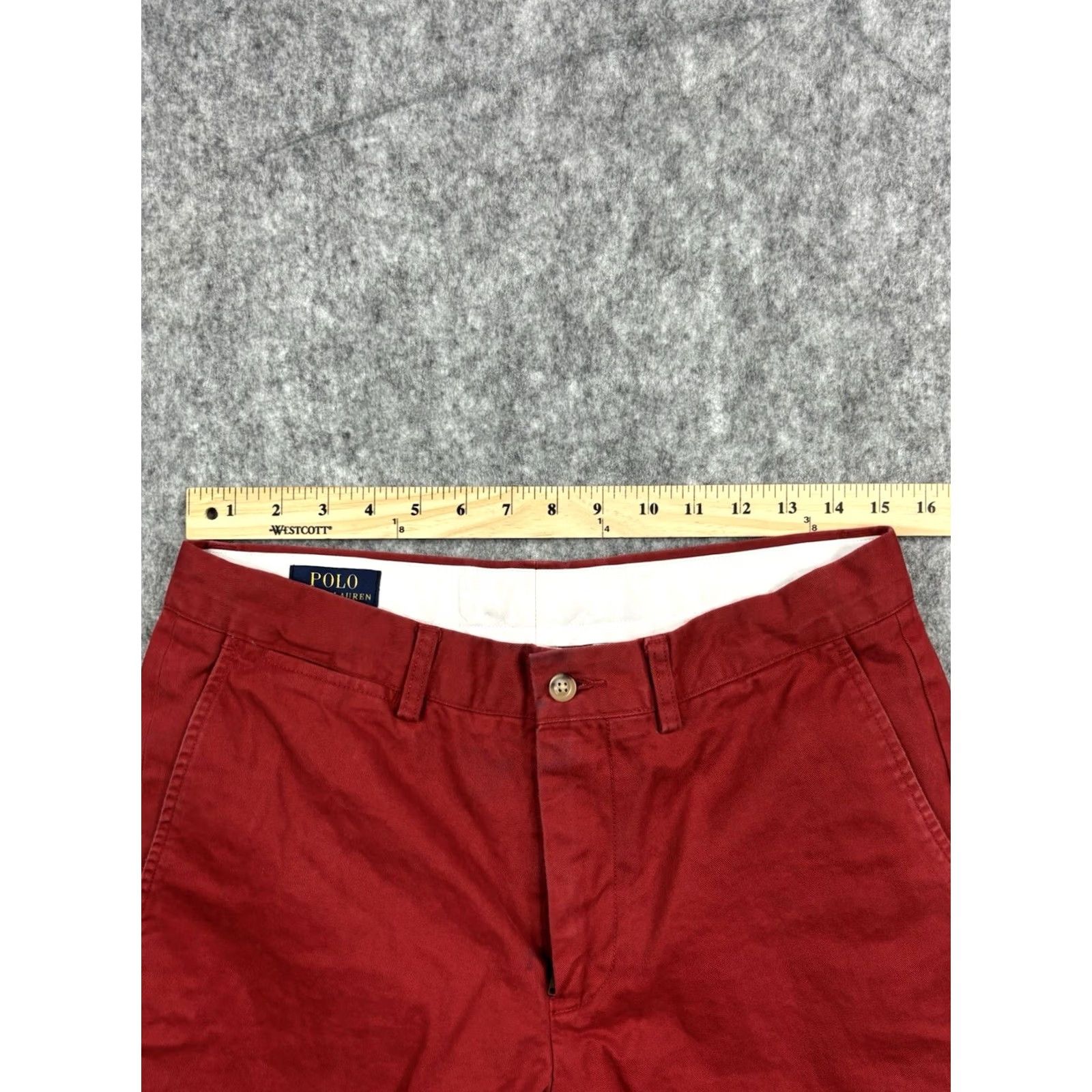 Polo Ralph Lauren Polo Ralph Lauren Pants Men Red Chino Flat Front Twill Casual Size 32x30 Size US XS / EU 42 / 0 - 5 Thumbnail