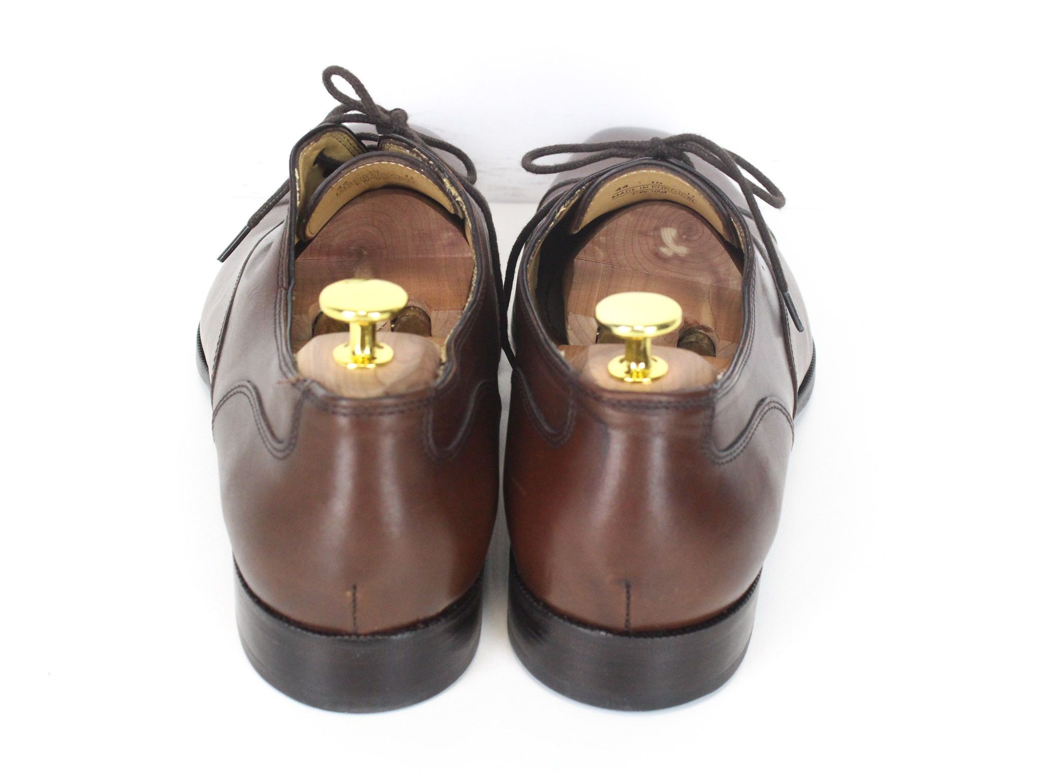 Suitsupply EU44 Brown Leather Laced Low-Top 72107 Size US 11 / EU 44 - 3 Thumbnail