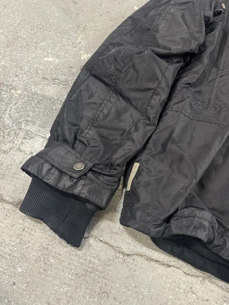 Armani 2000s Armani Black Nylon Bomber Jacket Size US L / EU 52-54 / 3 - 10 Thumbnail