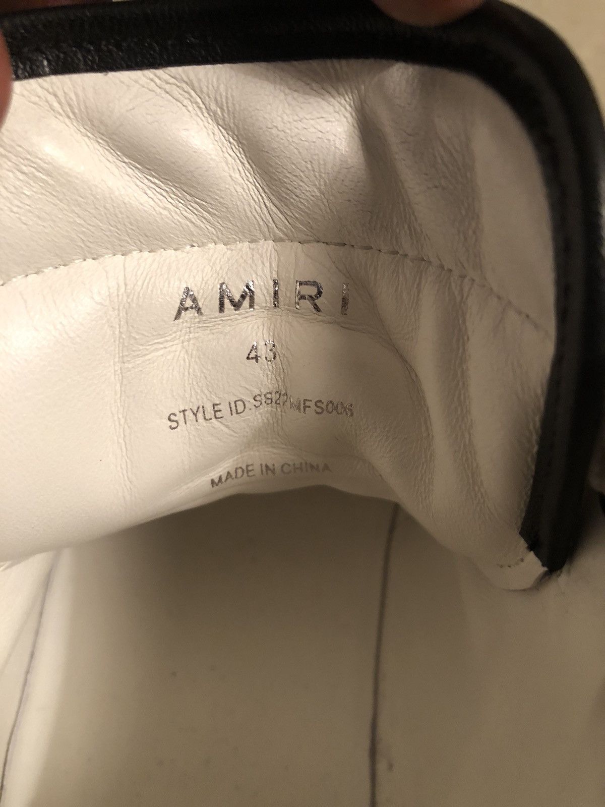 Amiri Amiri Stadium High-Top Sneakers Size US 10 / EU 43 - 5 Thumbnail