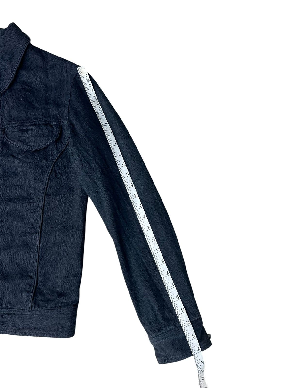 Japanese Brand PARANOID Japan RiRi Zip Quilted Lined Trucker Denim Jacket Size US M / EU 48-50 / 2 - 5 Thumbnail