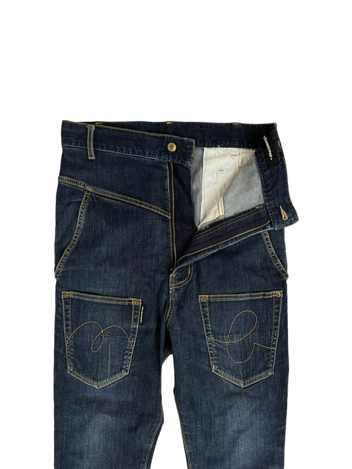 Issey Miyake Masterpiece of Issey Miyake ‘Backwards’ Hightwaist Denim Size US 32 / EU 48 - 4 Thumbnail