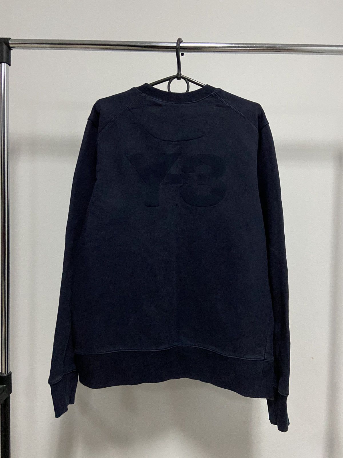 Japanese Brand × Y-3 × Yohji Yamamoto Y-3 Yohji Yamamoto big logo sweatshirt adidas vintage Japan Size US M / EU 48-50 / 2 - 1 Thumbnail