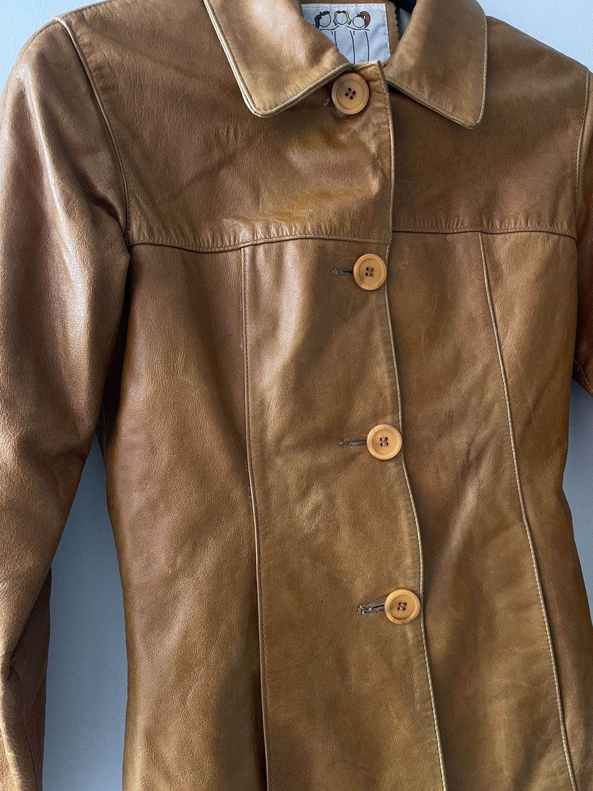 Vintage y2k leather jacket Size XS / US 0-2 / IT 36-38 - 10 Thumbnail