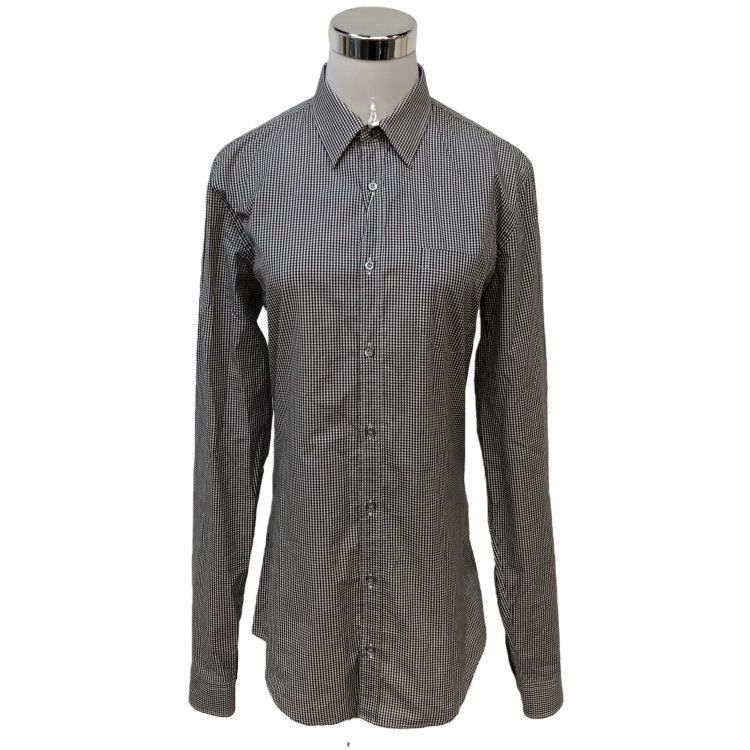 Gucci Gucci Gingham Check Button Up Shirt Size S Size US S / EU 44-46 / 1 - 1 Thumbnail
