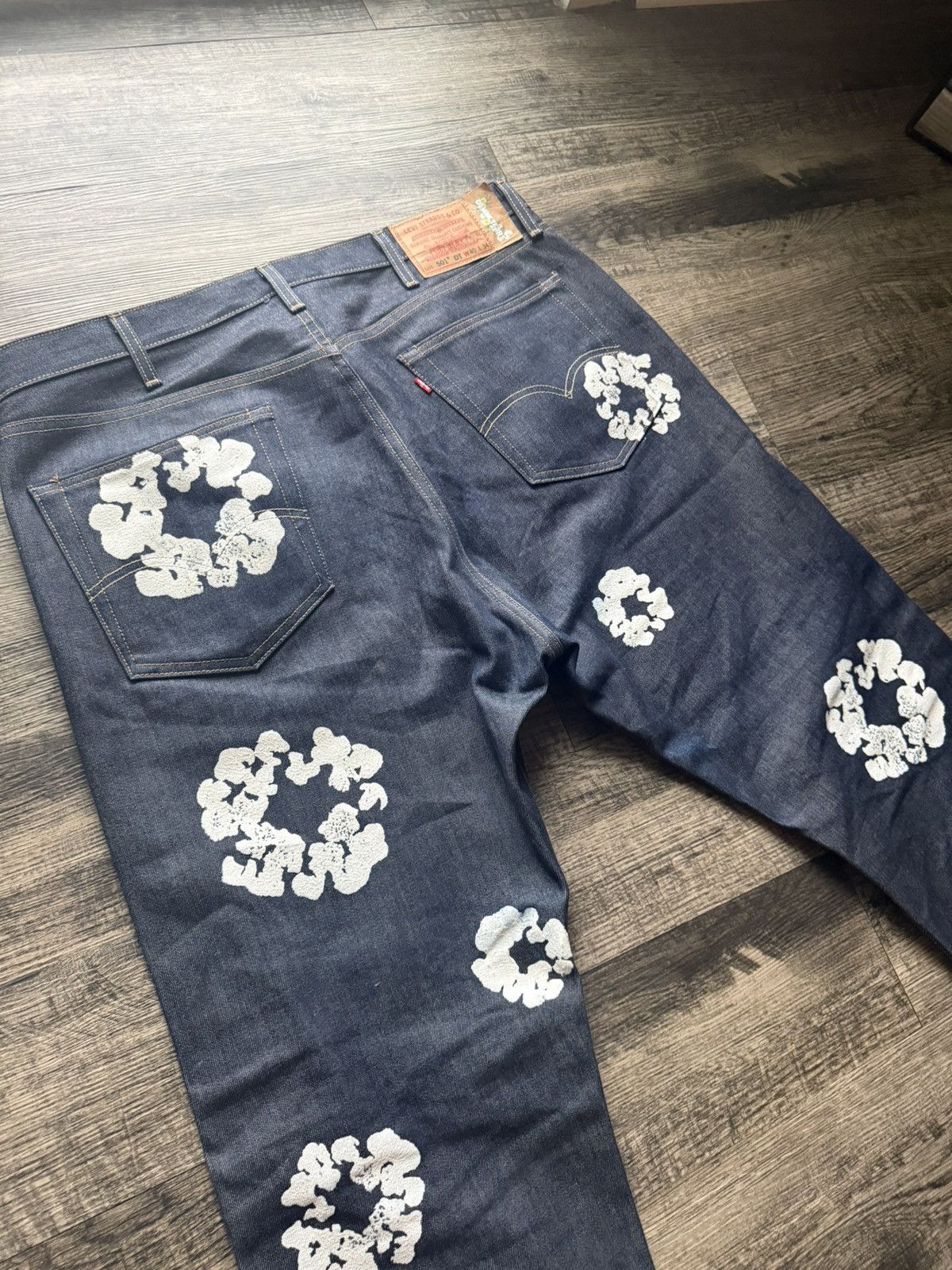 DENIM TEARS DENIM TEARS JEANS SIZE 40 INDIGO Size US 40 / EU 56 - 4 Thumbnail