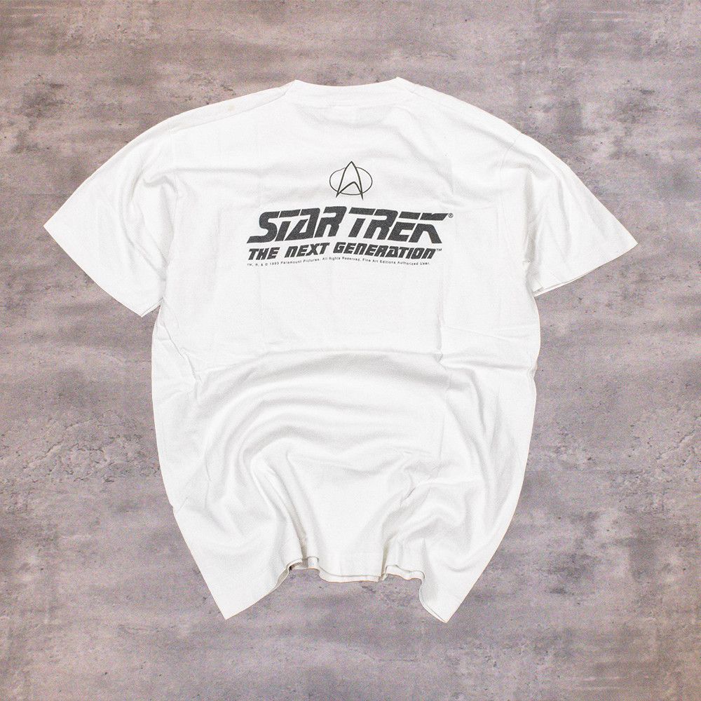 Fruit Of The Loom × Vintage Vintage 1993 Star Trek Next Generation Single Stitch Tee Size US M / EU 48-50 / 2 - 1 Thumbnail