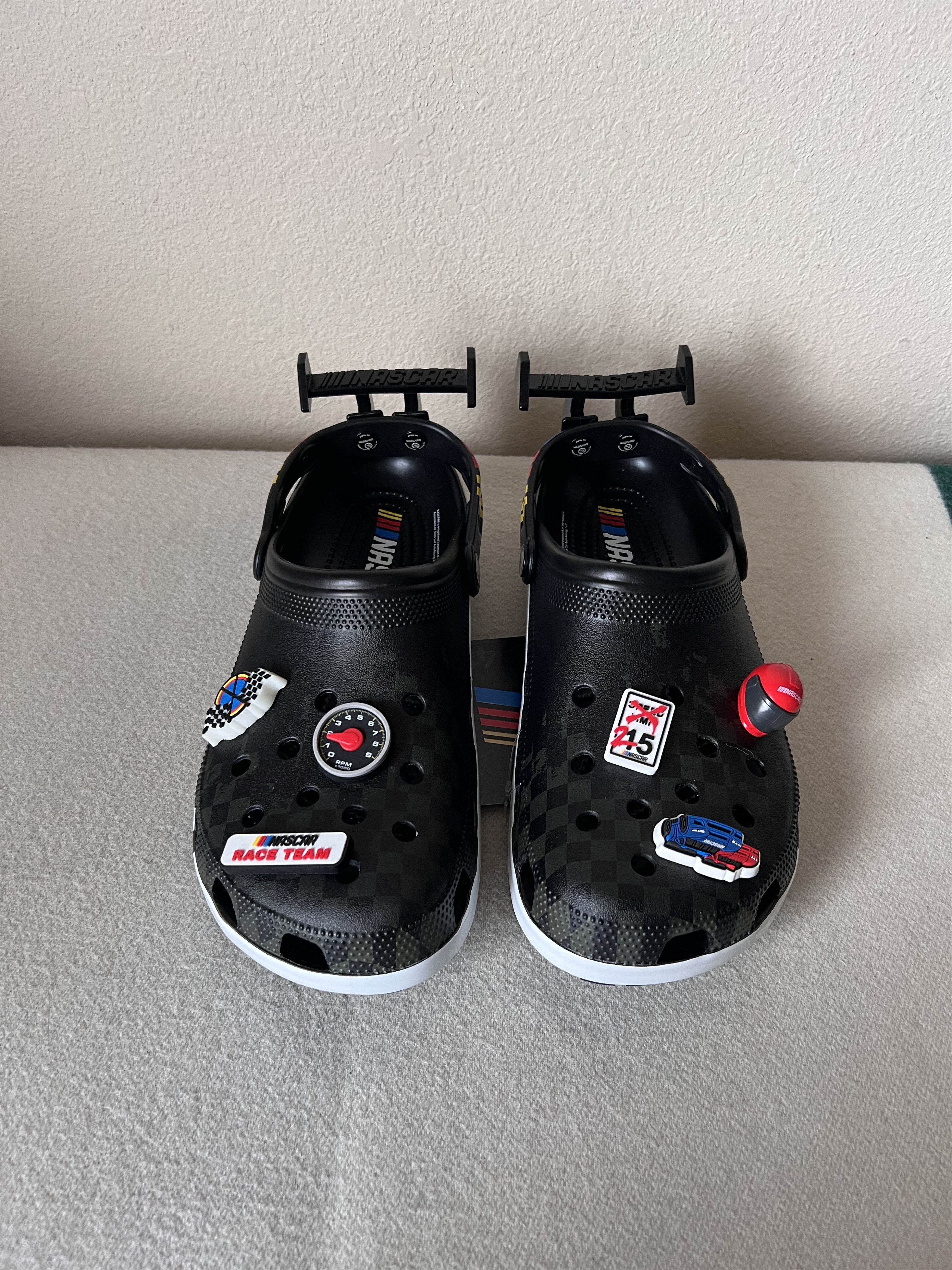 Crocs NASCAR Crocs Classic Clogs in Black Size US 12 / EU 45 - 4 Thumbnail