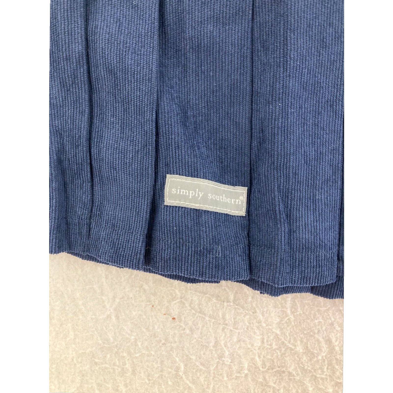 Vintage Simply Southern Collection Blue Pleated Short Skirt Womens XL New Size 40" / US 18 - 5 Thumbnail