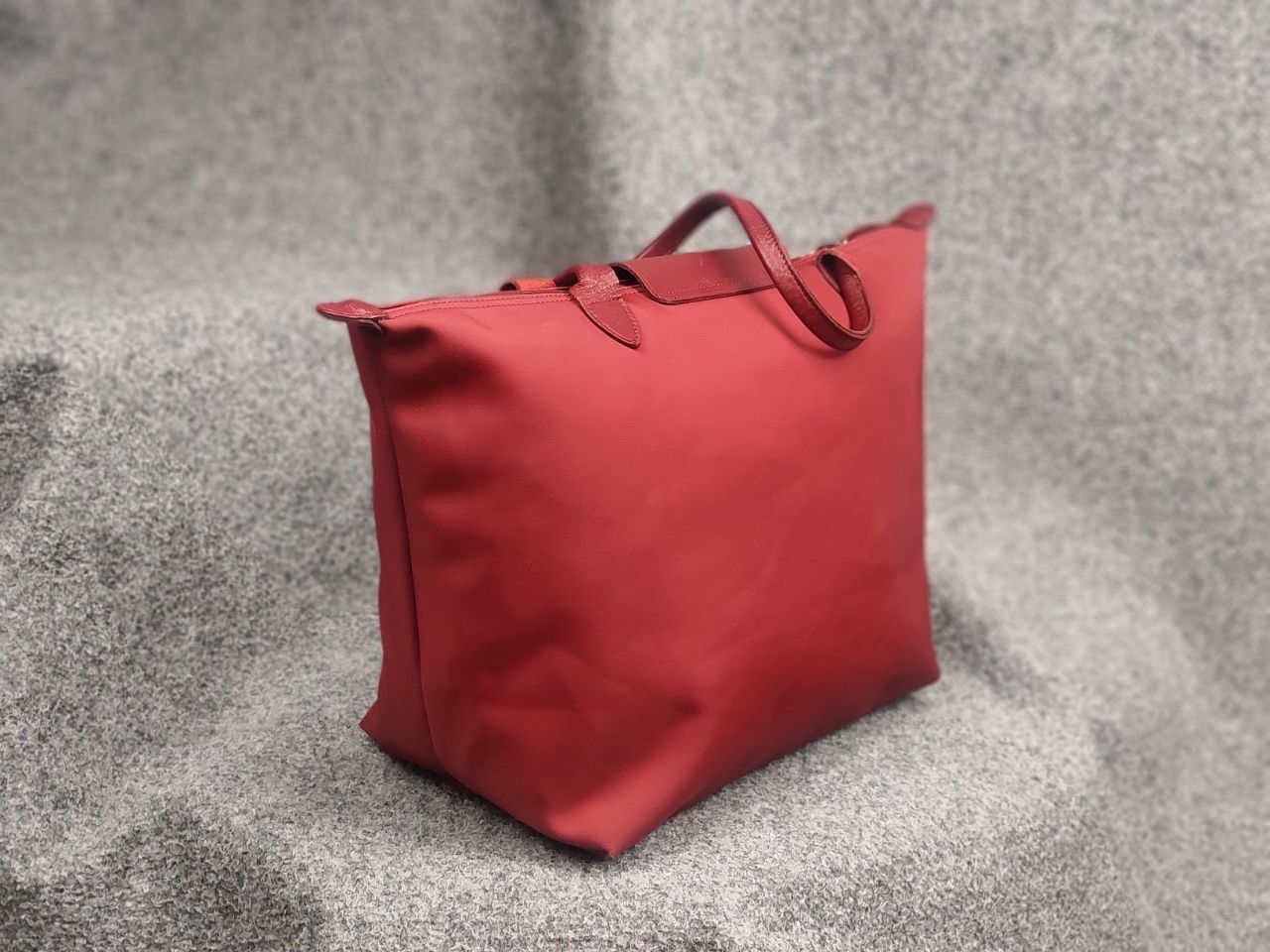 Longchamp Longchamp Le Pliage Néo wine nylon leather tote bag Handbag Size ONE SIZE - 3 Thumbnail