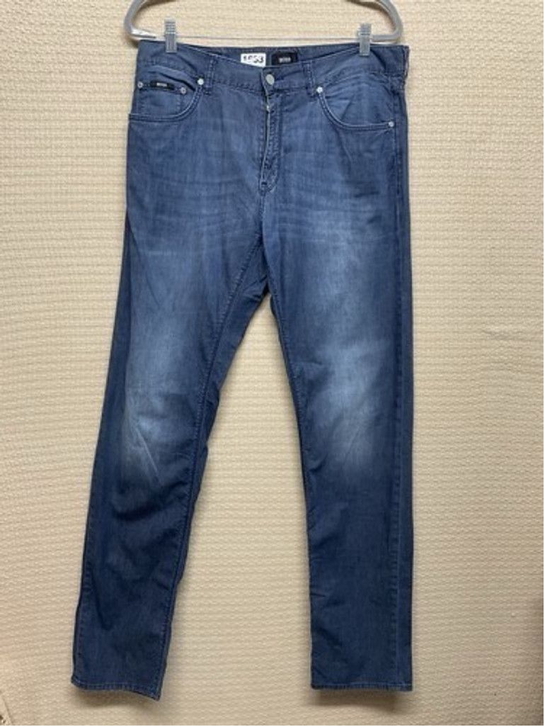 Hugo Boss Hugo Boss Maine3 Regular Fit Candiani Denim Men W34/L34 Size US 34 / EU 50 - 10 Thumbnail