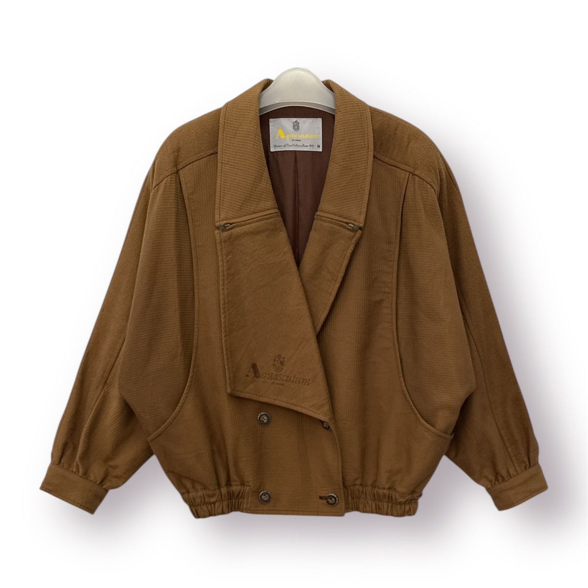 Aquascutum 🔥 AQUASCUTUM CORDUROY PARACHUTE BOMBER JACKET - M Size M / US 6-8 / IT 42-44 - 1 Thumbnail