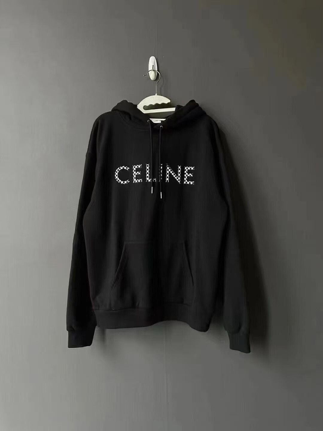 Celine celine chessboard studded hoodie Size US M / EU 48-50 / 2 - 1 Thumbnail