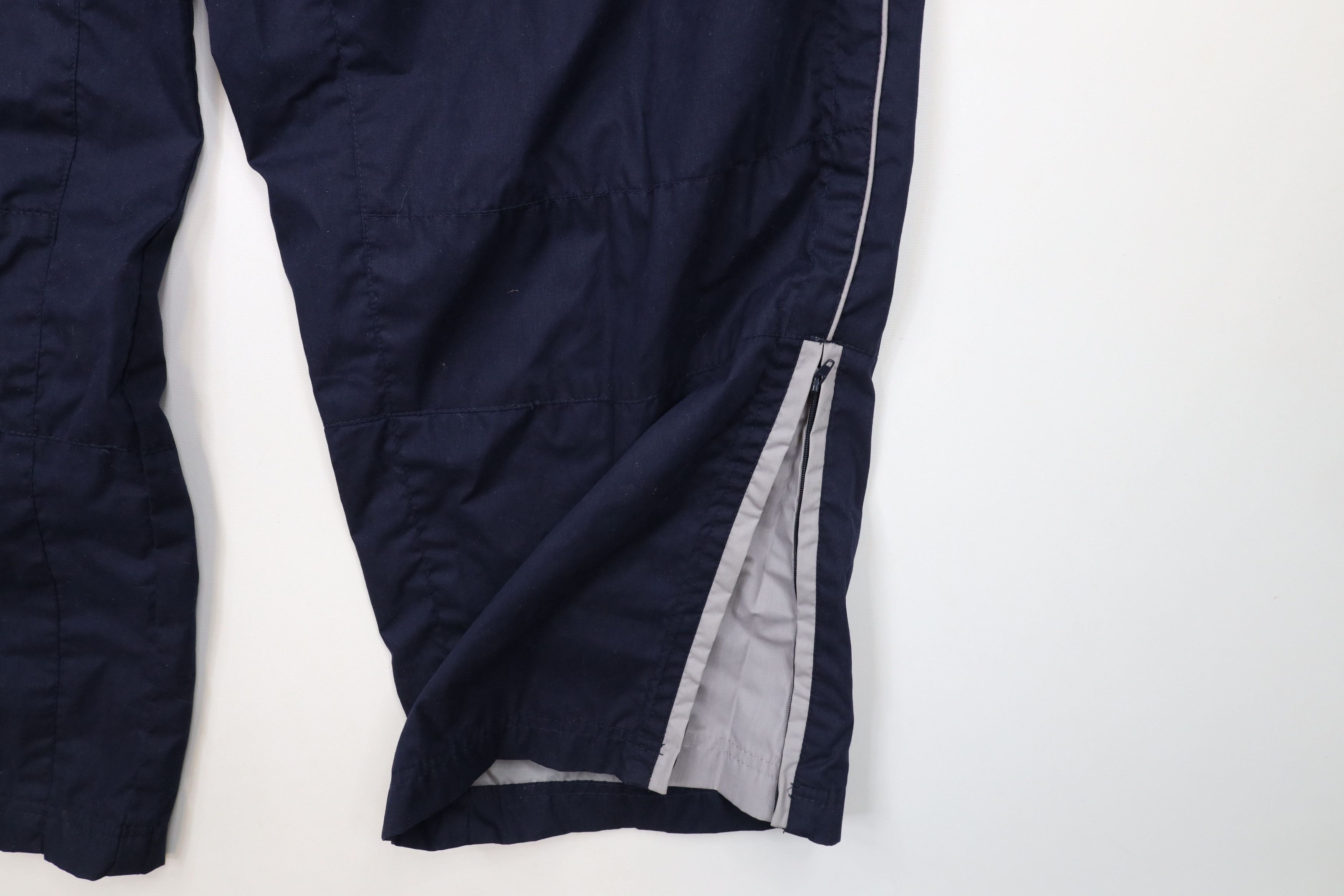 Vintage Vintage 90s Y2K Streetwear Lined Striped Wide Leg Pants Blue Size US 40 / EU 56 - 5 Thumbnail