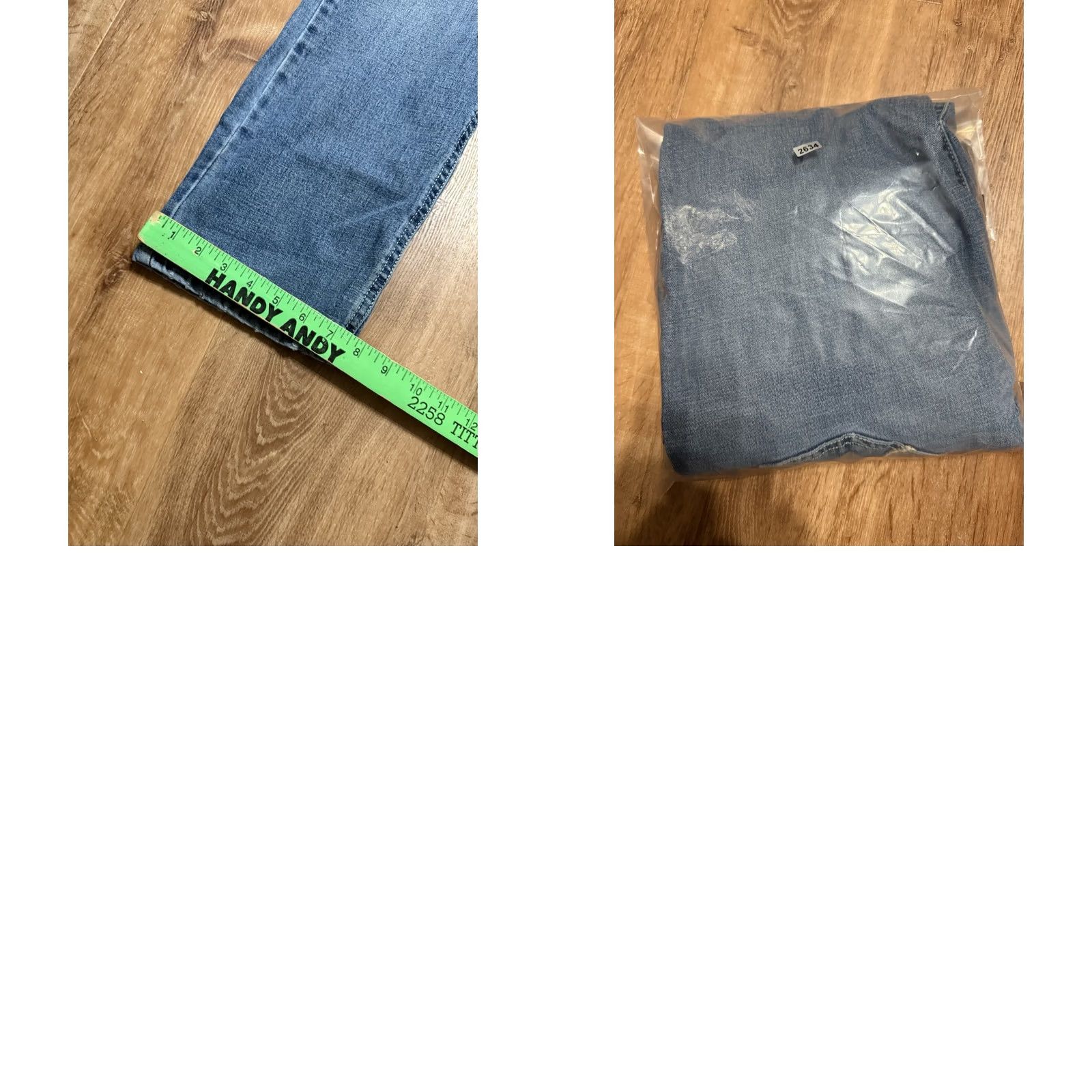 Denime Axel Jeans Slim Boot Distressed Denim Pants Men's 34x32 32x30 TK Axel Slim Boot Model T.K. Axel Regular Waist Blue Denim 5-Pocket Mens Jeans Size US 32 / EU 48 - 9 Thumbnail