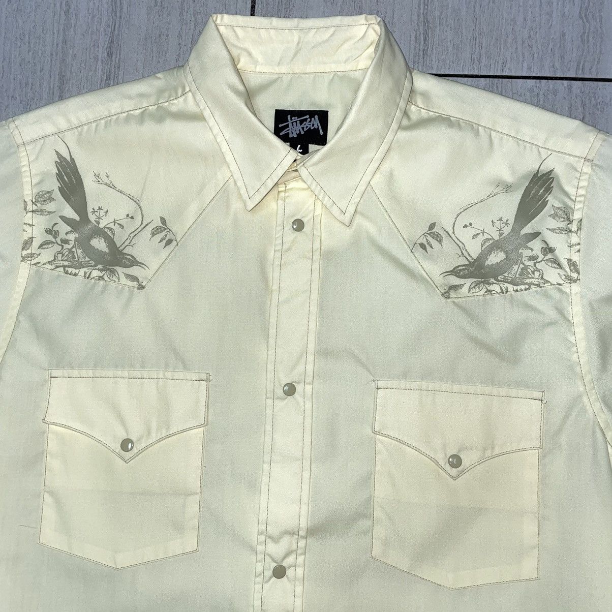 Stussy Vintage Stussy Snap Button Up Size US L / EU 52-54 / 3 - 2 Thumbnail