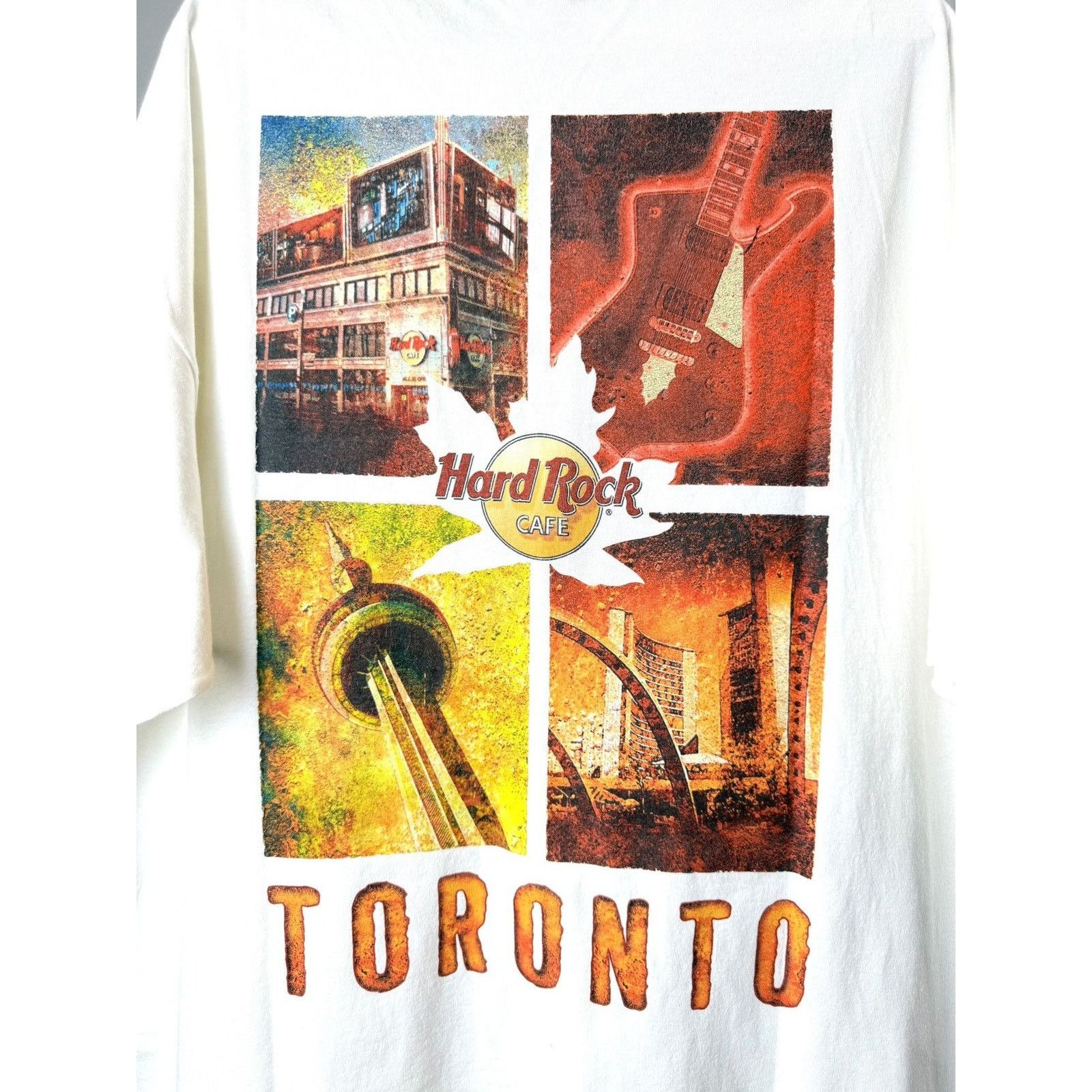 Hard Rock Cafe Vintage 1990’s Hard Rock Cafe Toronto T Shirt Size US XL / EU 56 / 4 - 7 Thumbnail
