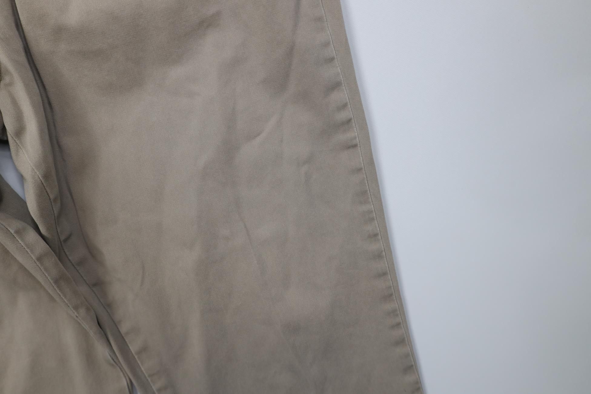 Polo Ralph Lauren Vintage Y2K Ralph Lauren Wide Leg Chino Pants Trousers Beige Size US 38 / EU 54 - 6 Thumbnail