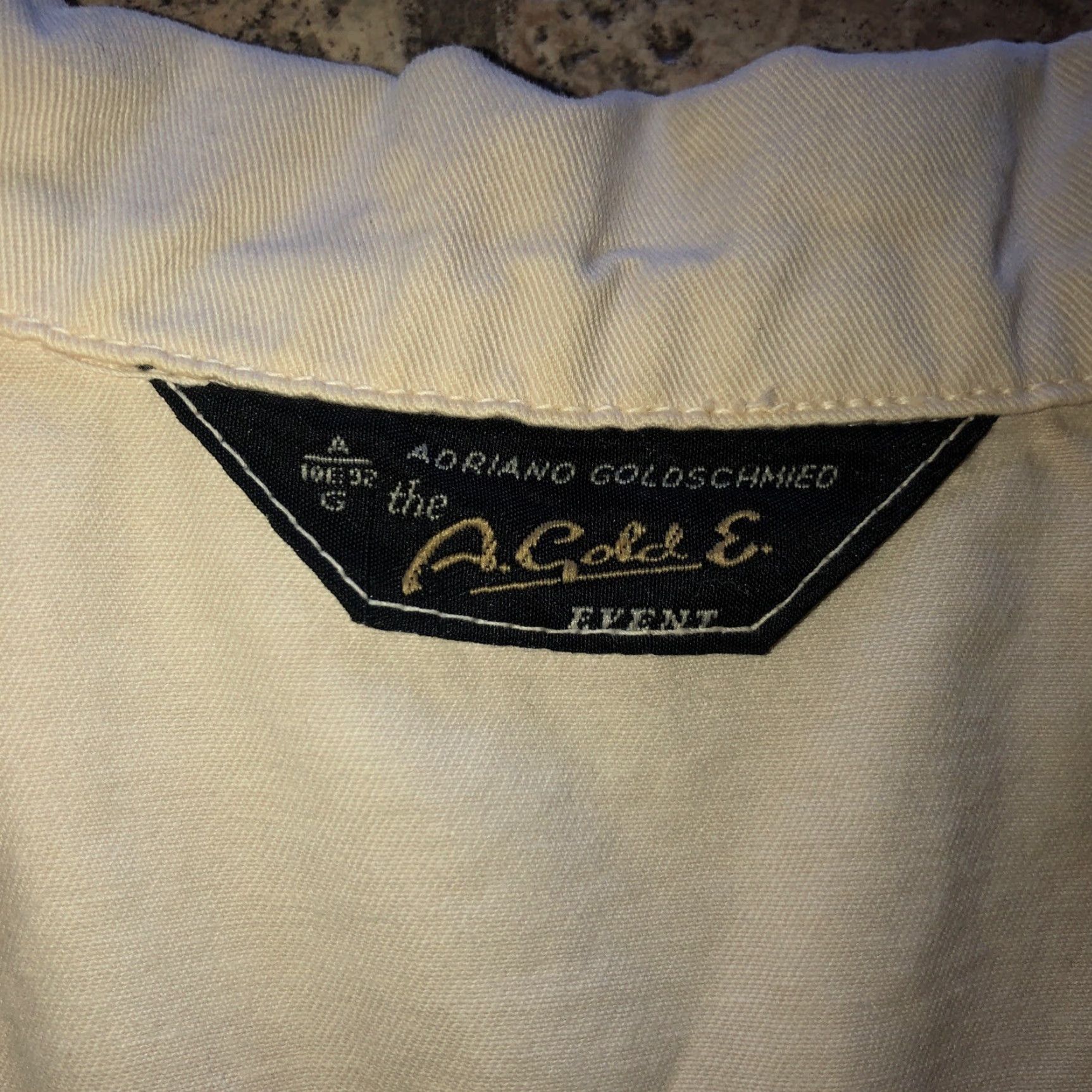 Vintage Adriano Goldschmied beige jacket Womens L Regular Cotton Beige Jacket Womens L AG Basic Jacket 90s? Size L / US 10 / IT 46 - 3 Thumbnail