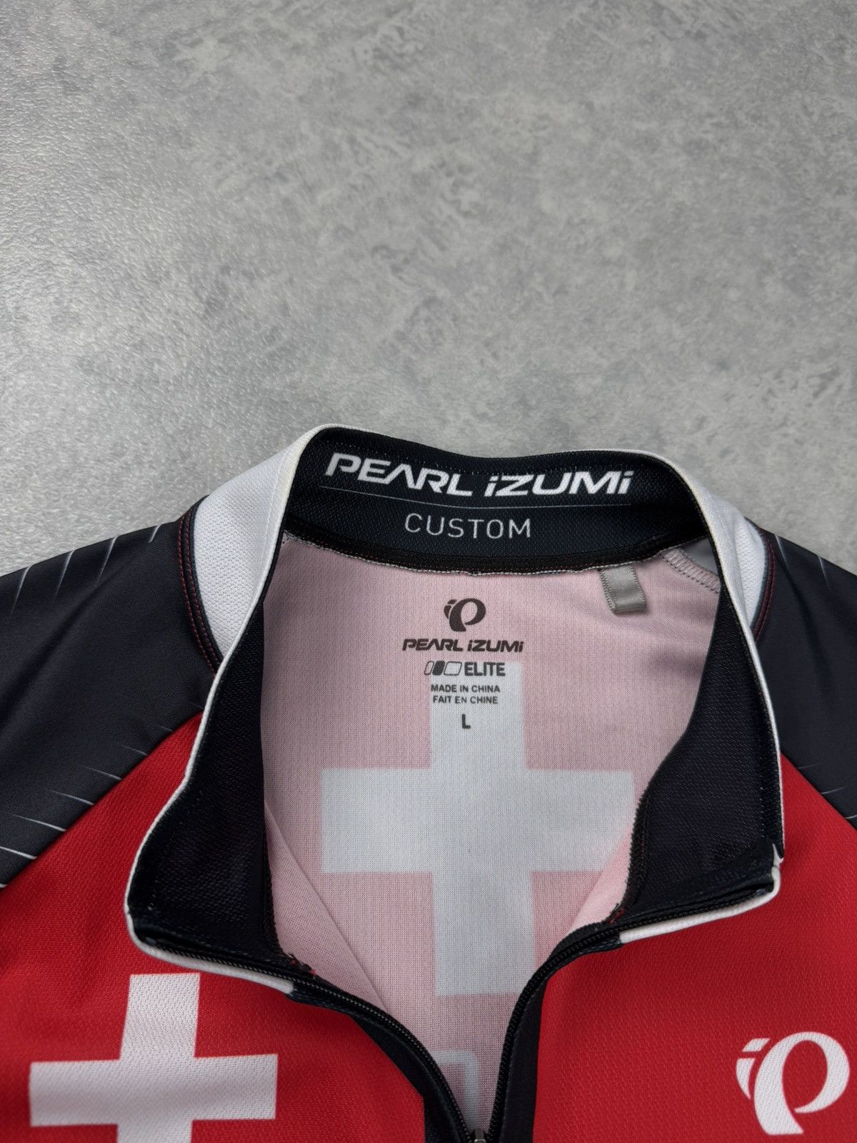 PEARL iZUMi Pearl Izumi Swiss Team Custom Elite Cycling Jersey Size L Size US L / EU 52-54 / 3 - 5 Thumbnail