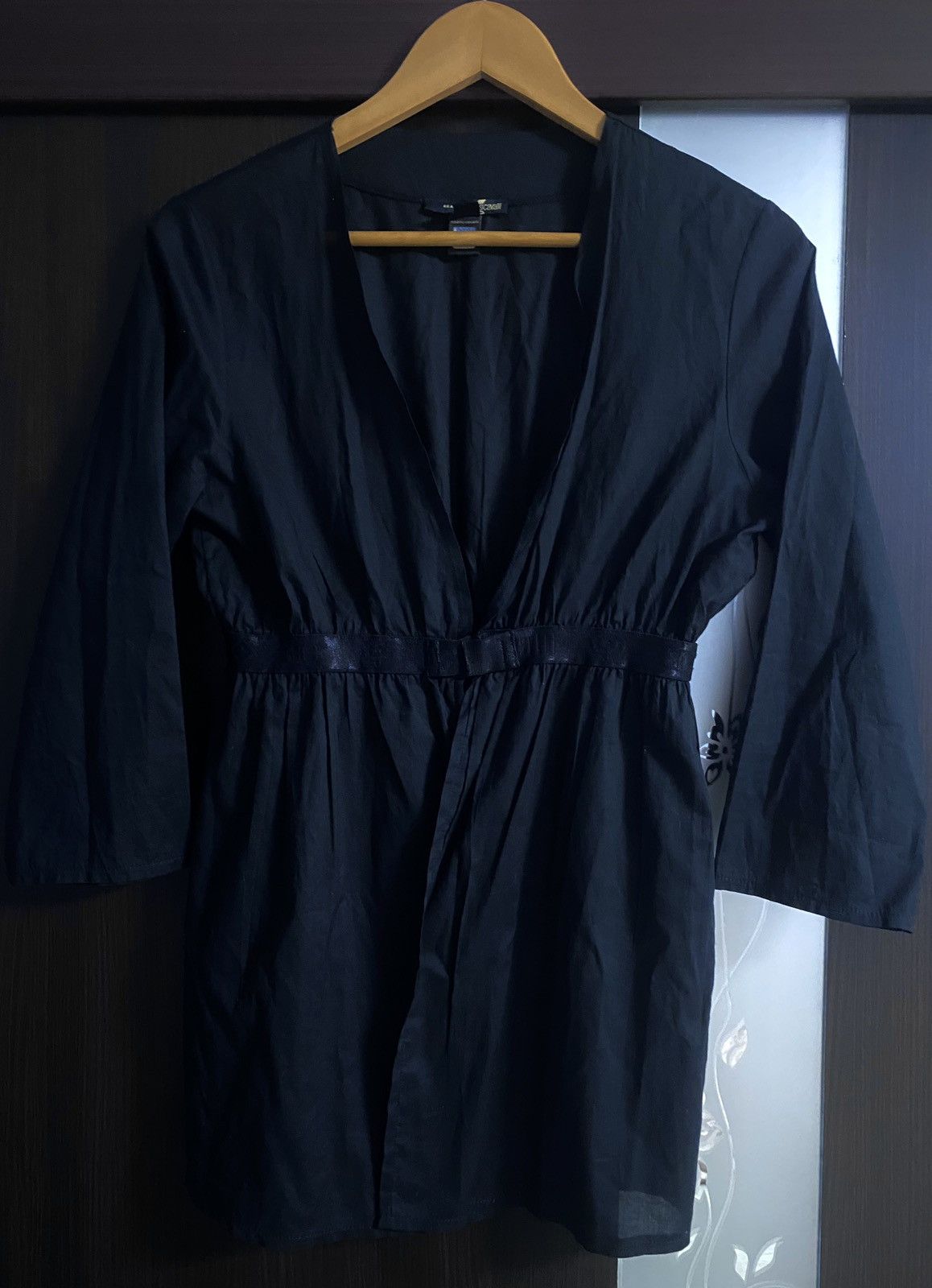 Just Cavalli Just Cavalli Beachwear Black Top Blouse Cape Beach Robe Size M / US 6-8 / IT 42-44 - 2 Thumbnail