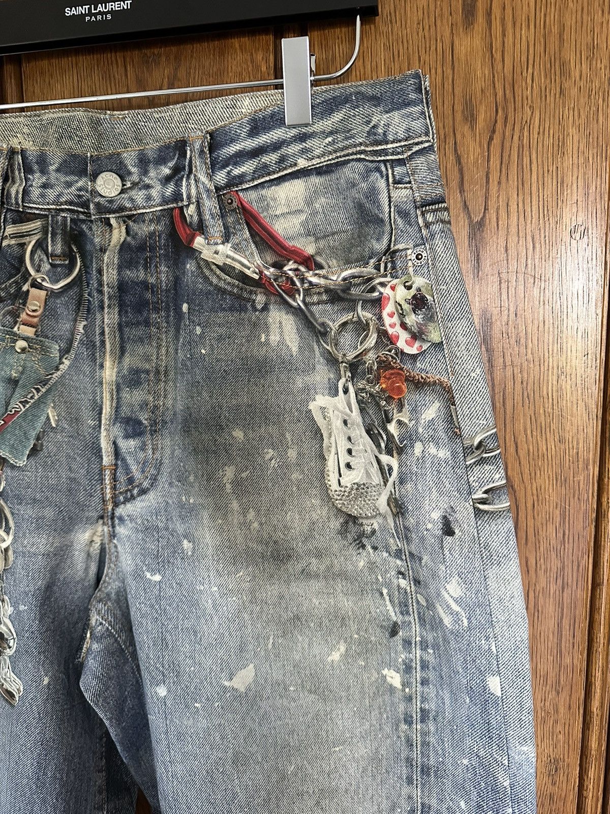 Acne Studios SS24 Acne studios loose fit rope chain jeans 48 Size US 32 / EU 48 - 17 Thumbnail