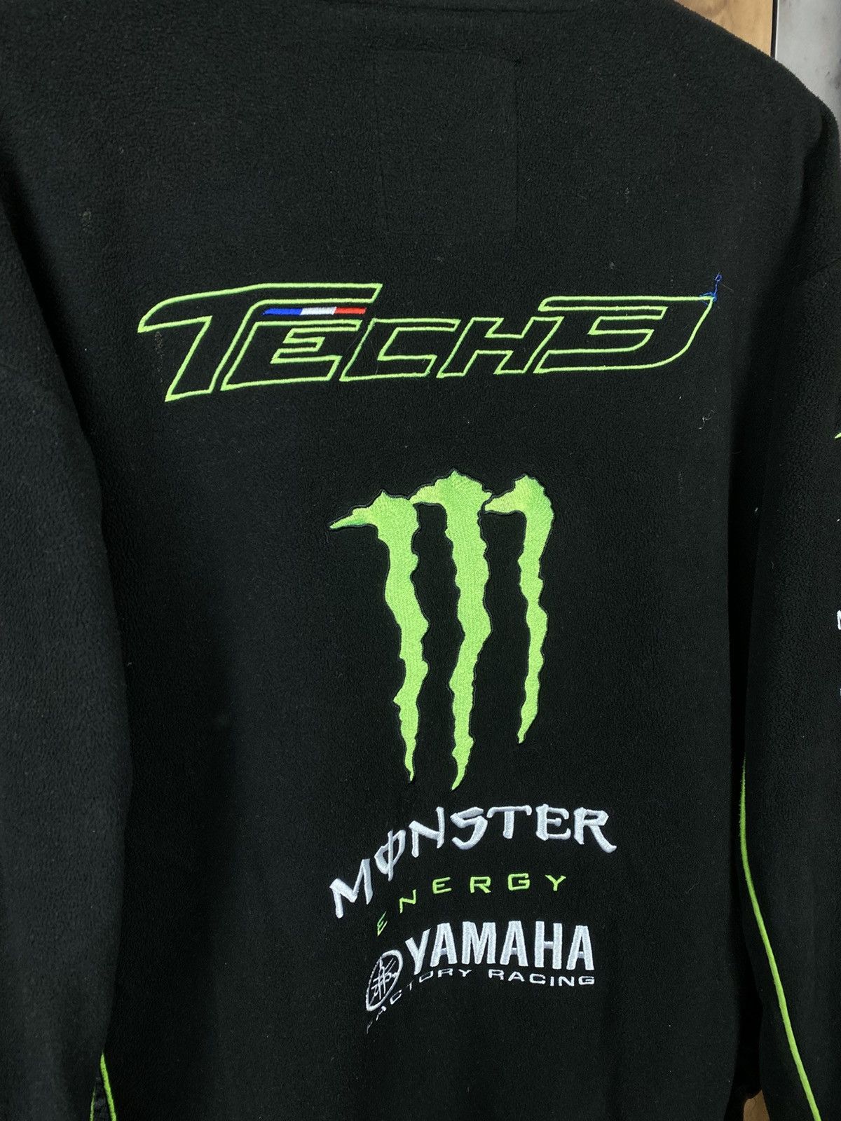 Yamaha 🏁VTG Jacket Fleece Monster Yamaha Tech 3 Official Racing🏁 Size US L / EU 52-54 / 3 - 3 Thumbnail