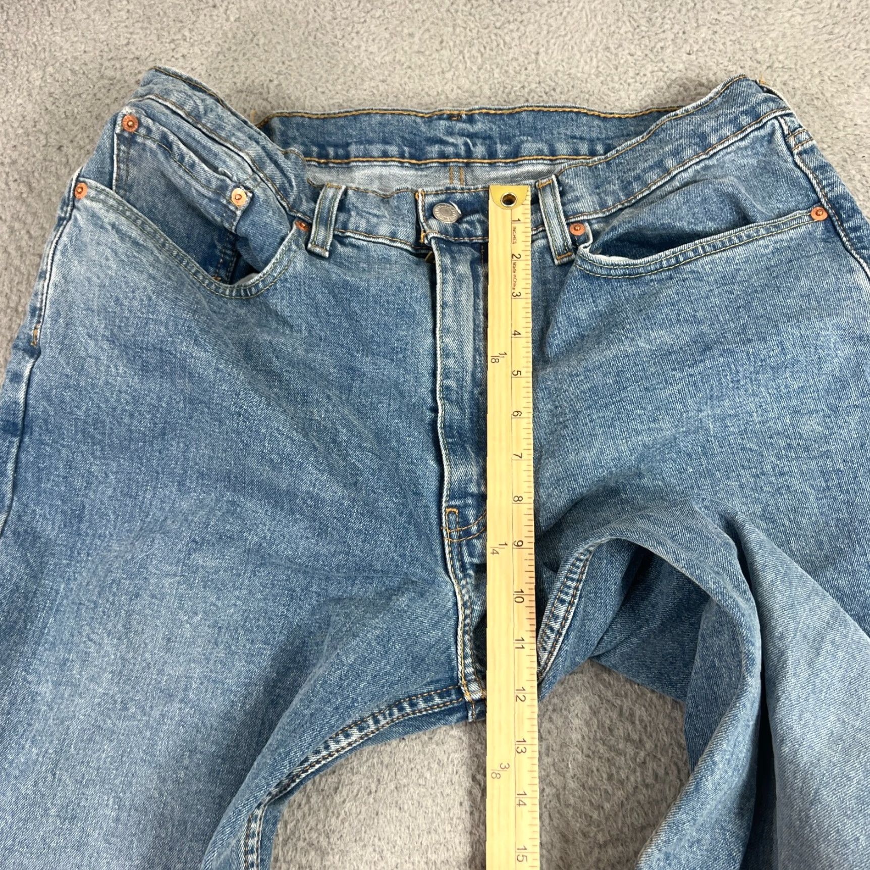 Vintage Levi's 550 Jeans Mens 36x30 Blue Relaxed Fit Tapered 90s Grunge Size US 36 / EU 52 - 4 Thumbnail