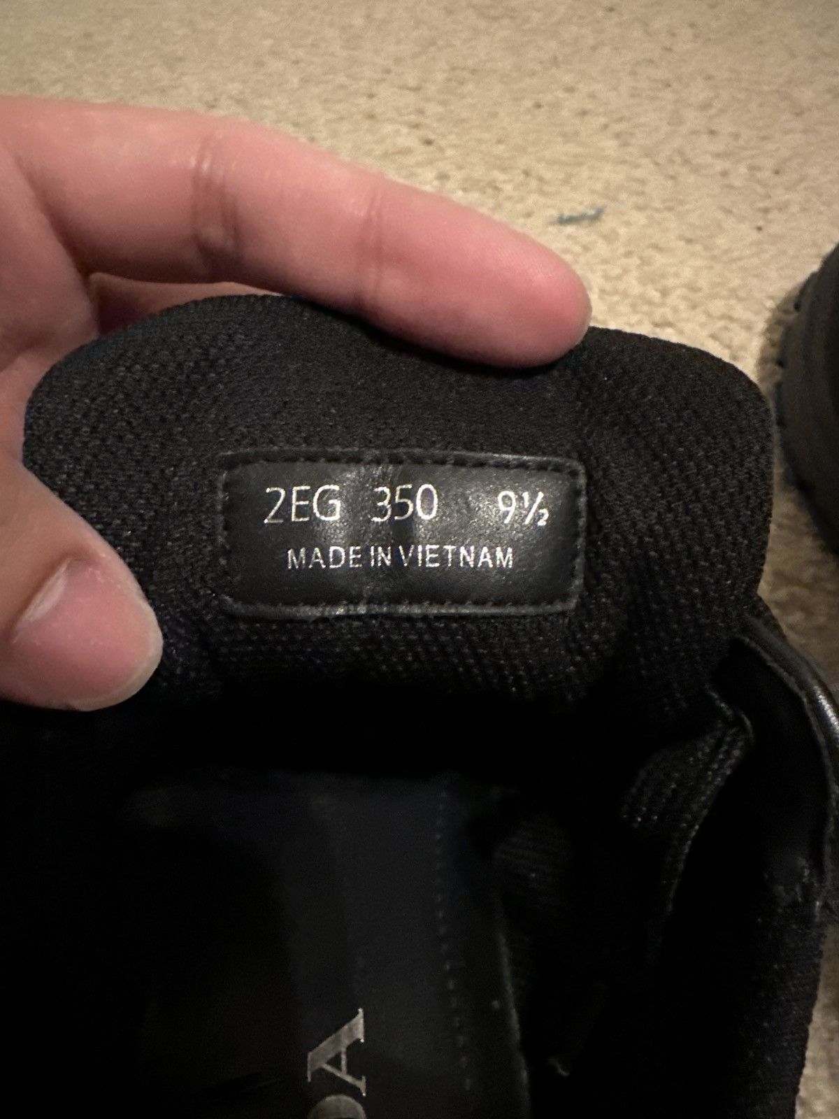 Prada PRADA Nylon TECH Black Trainers 2EG 350 Men Size US 9.5 / EU 42-43 - 6 Thumbnail