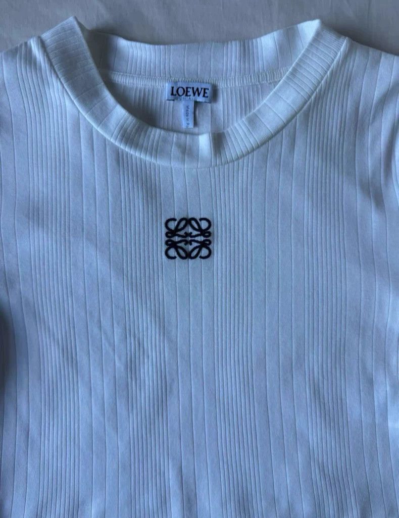 Loewe LOEWE Short round neck short sleeve T-shirt Size S / US 4 / IT 40 - 3 Thumbnail