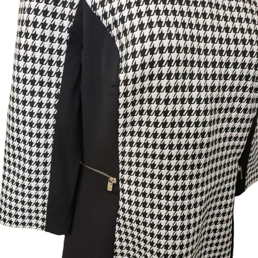 H&M CT421 H & M Ladies Black & White Midi Long Sleeve Dress 12 Size XL / US 12-14 / IT 48-50 - 3 Thumbnail