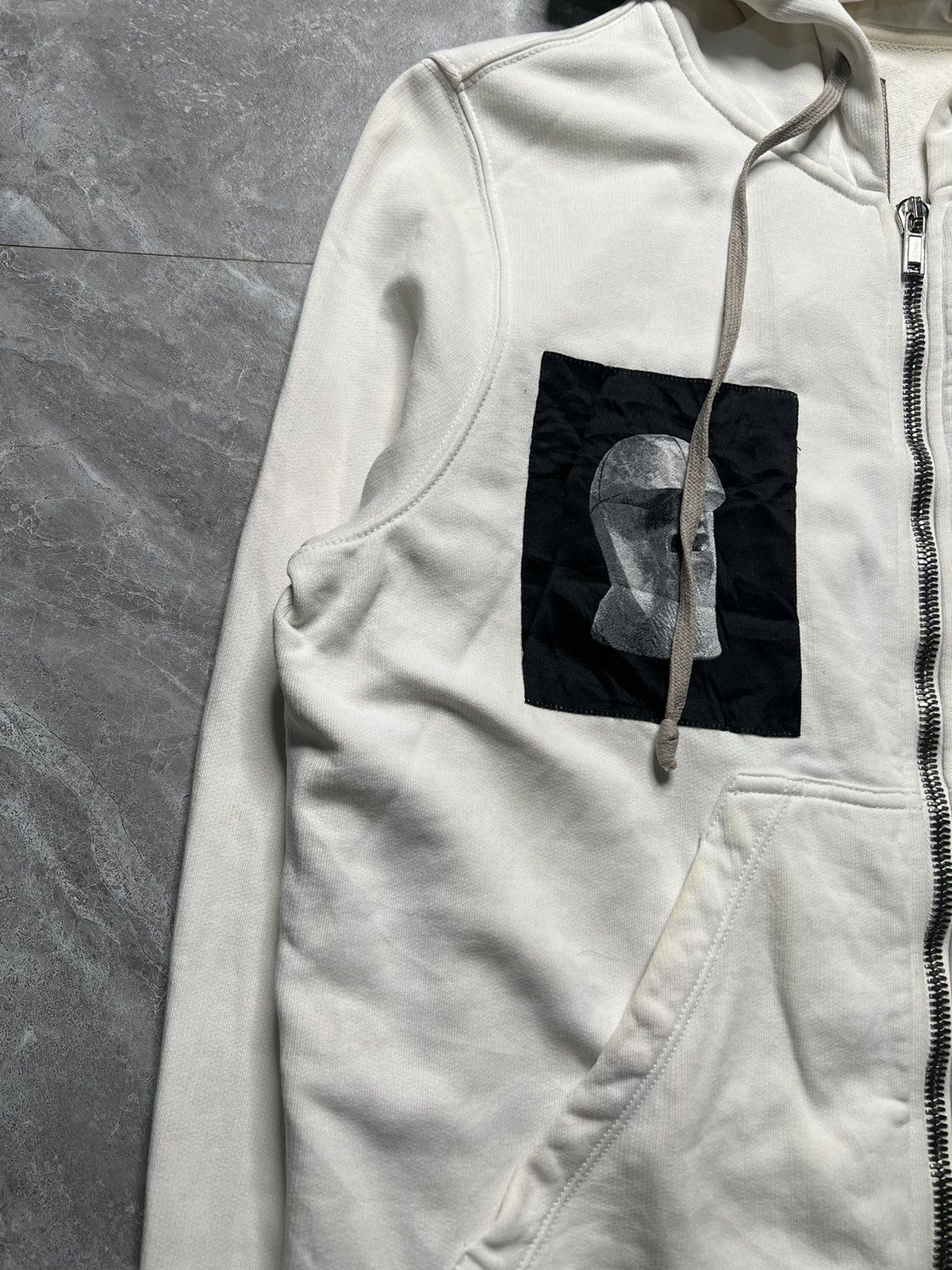 Rick Owens Rick Owens DRKSHDW Jason Patch Zip Hoodie Size US L / EU 52-54 / 3 - 4 Thumbnail